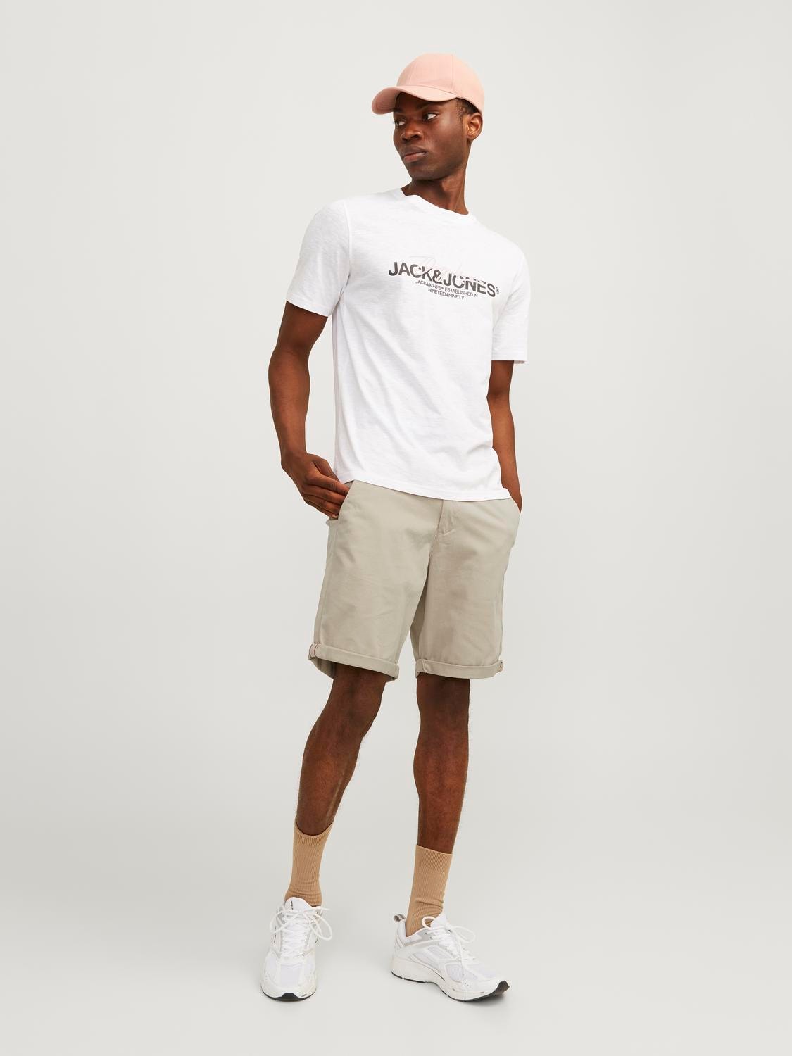 JACK & JONES Korte Broek Chino Crockery Beige  - Afbeelding 4