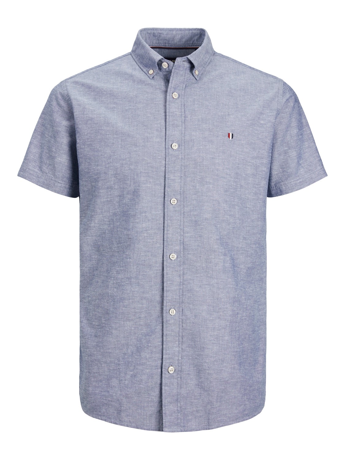 Jack&Jones Overhemd Summer Linnen Shield Faded Denim