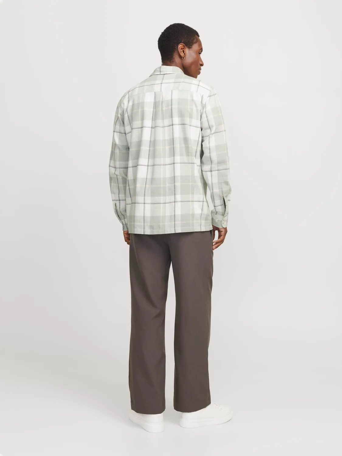 JACK & JONES Heren Overshirt Grijs Groen  - Afbeelding 4