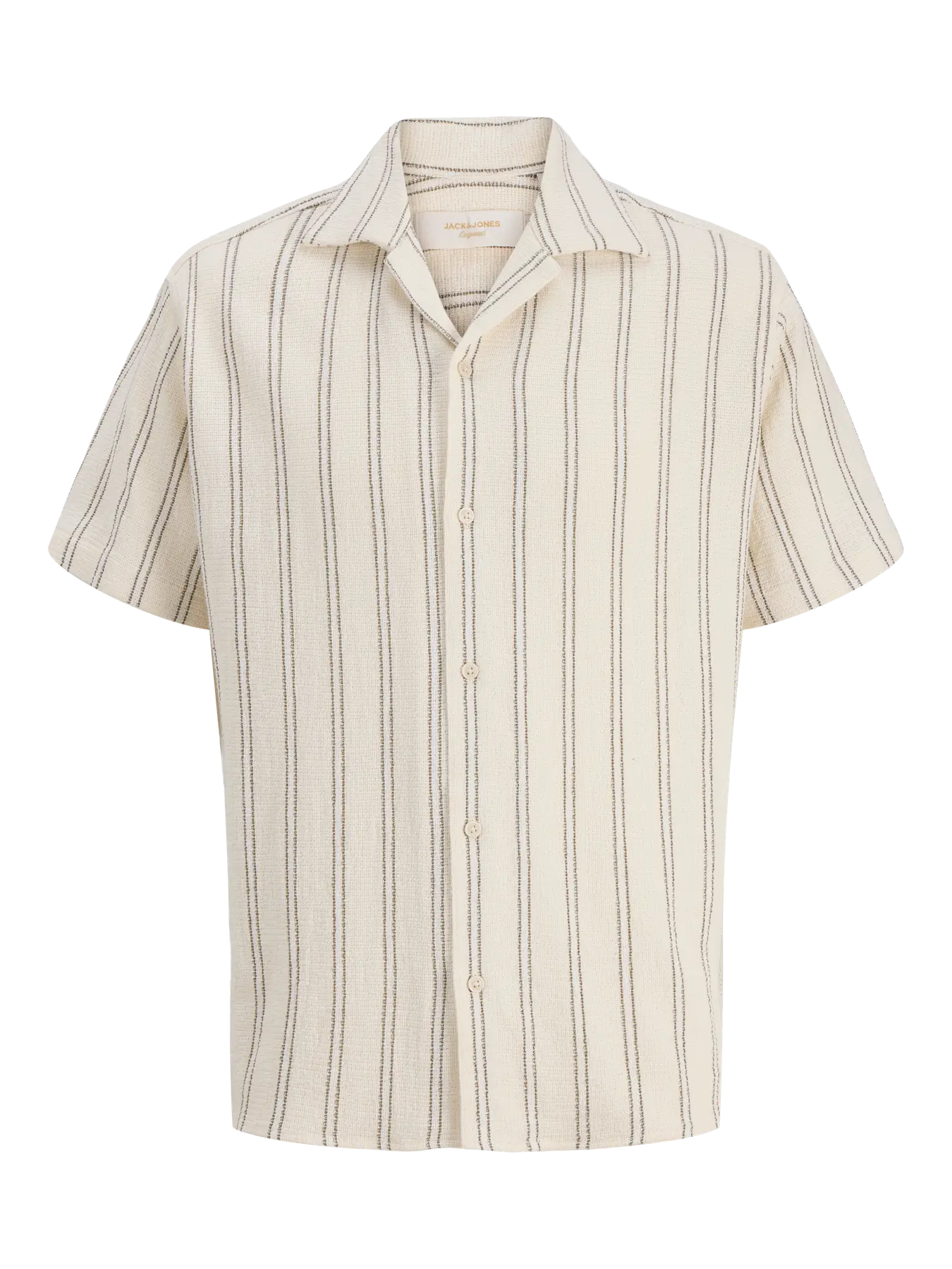 JACK & JONES Relaxed Fit Overhemd Antique White Stripes 