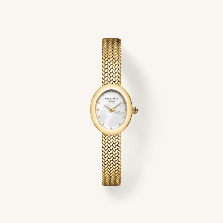 ROSEFIELD Dameshorloge Mini Oval Gold - Afbeelding 3