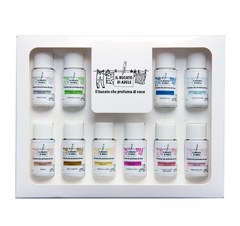 IL BUCATO DI ADELE Wasparfum Kadoset 10 geuren van 20ml.