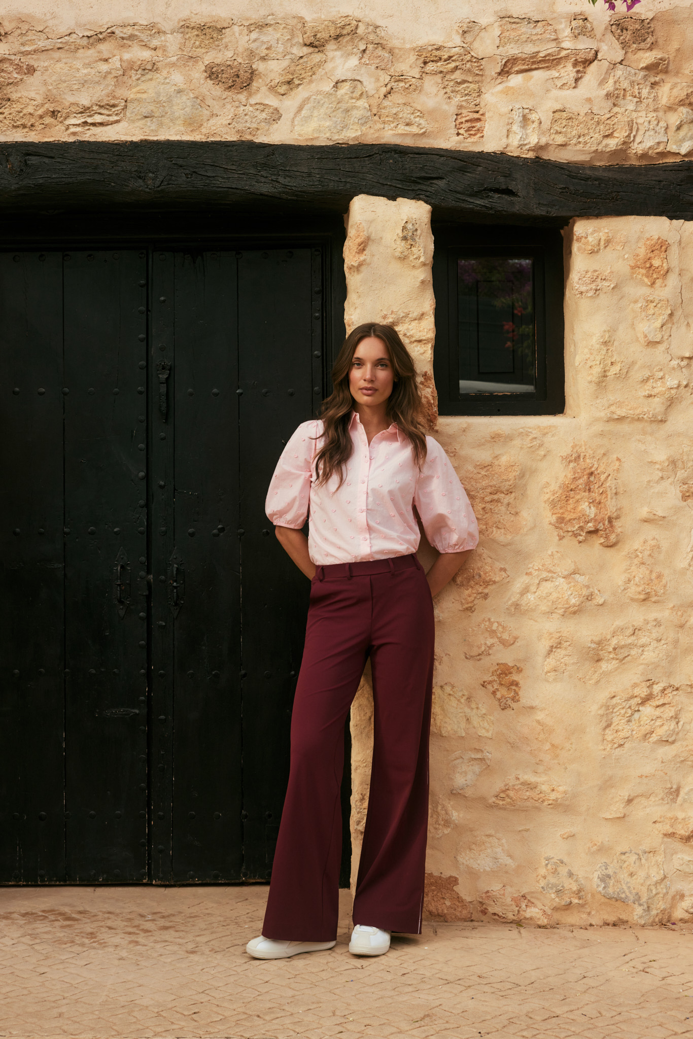LADY DAY Dames Blouse Eve Sweet Pink
