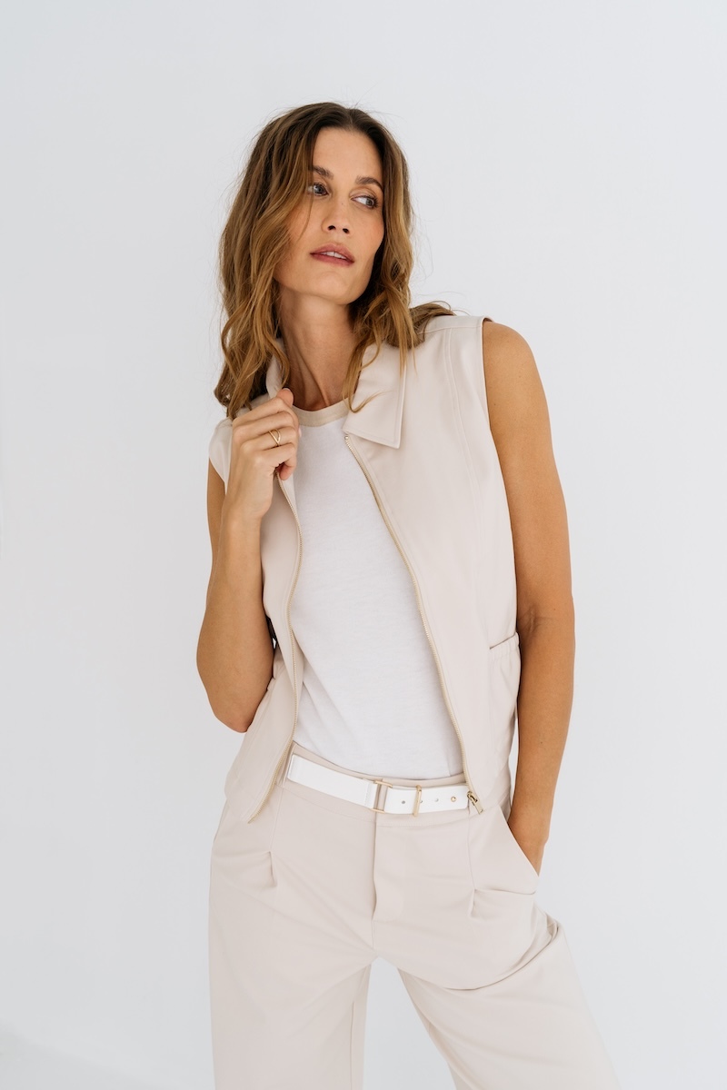 ZIZO Dames Gilet Nice Light Sand