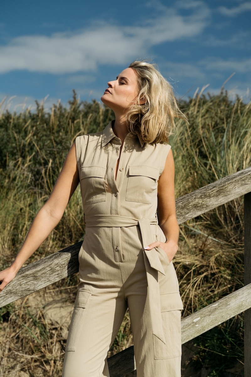 MAICAZZ Dames Jumpsuit Noras Sand