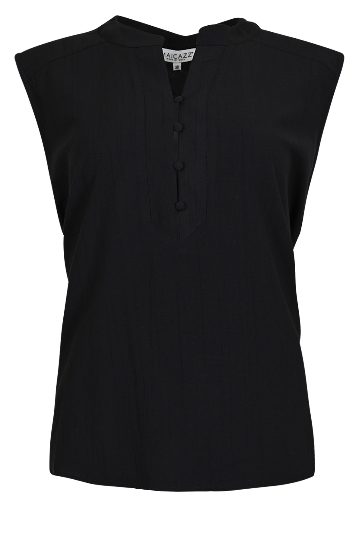 MAICAZZ Dames Top Nexter Zwart
