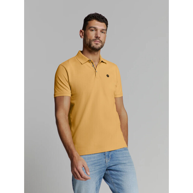 NO EXCESS Heren Poloshirt Geel