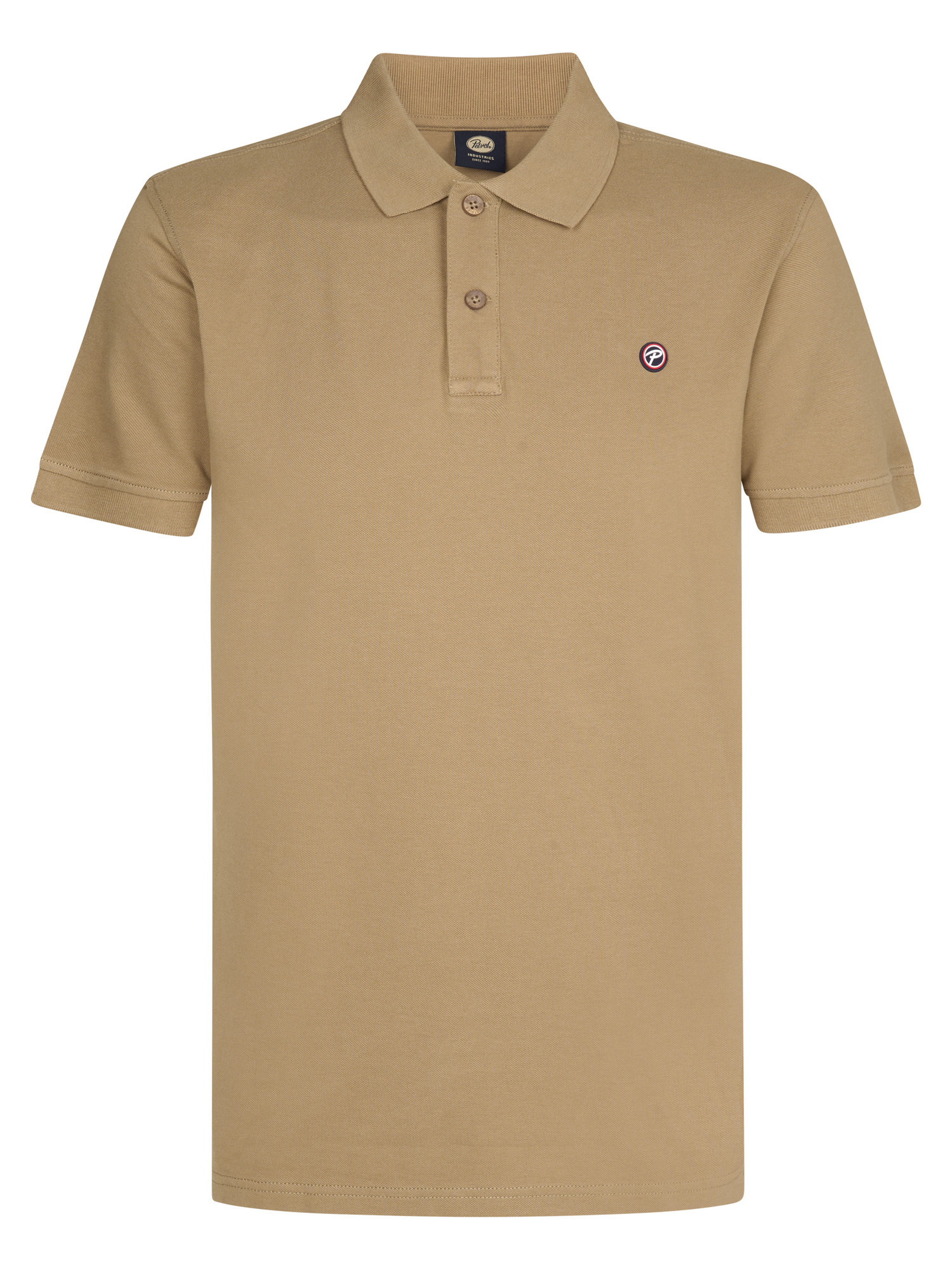 PETROL Heren Poloshirt Essential Beige