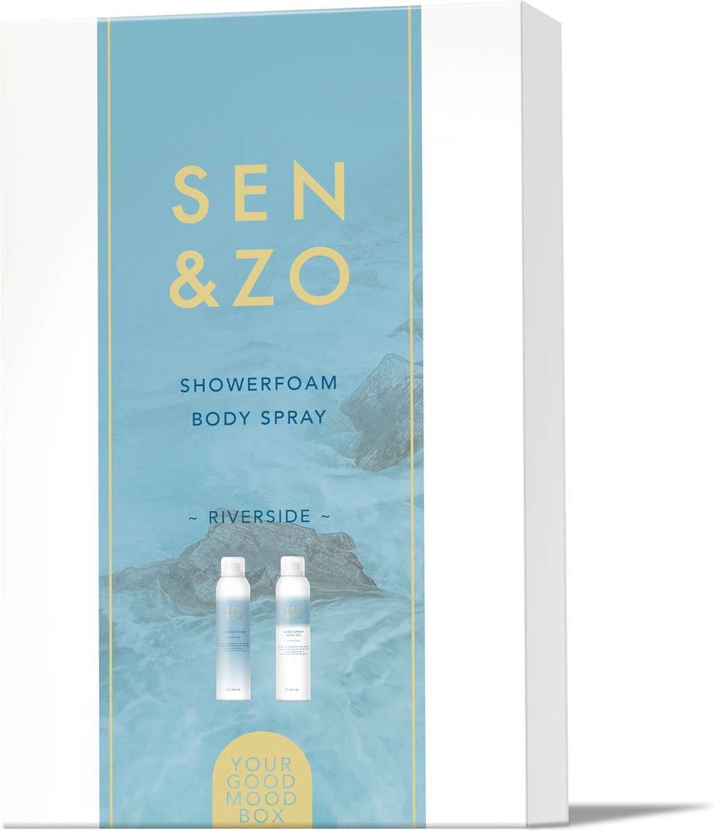 Sen&Zo Cadeaubox Bodyspray en Showerfoam Riverside