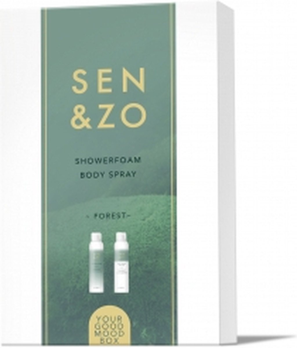 Sen&Zo Cadeaubox Bodyspray en Showerfoam Forest