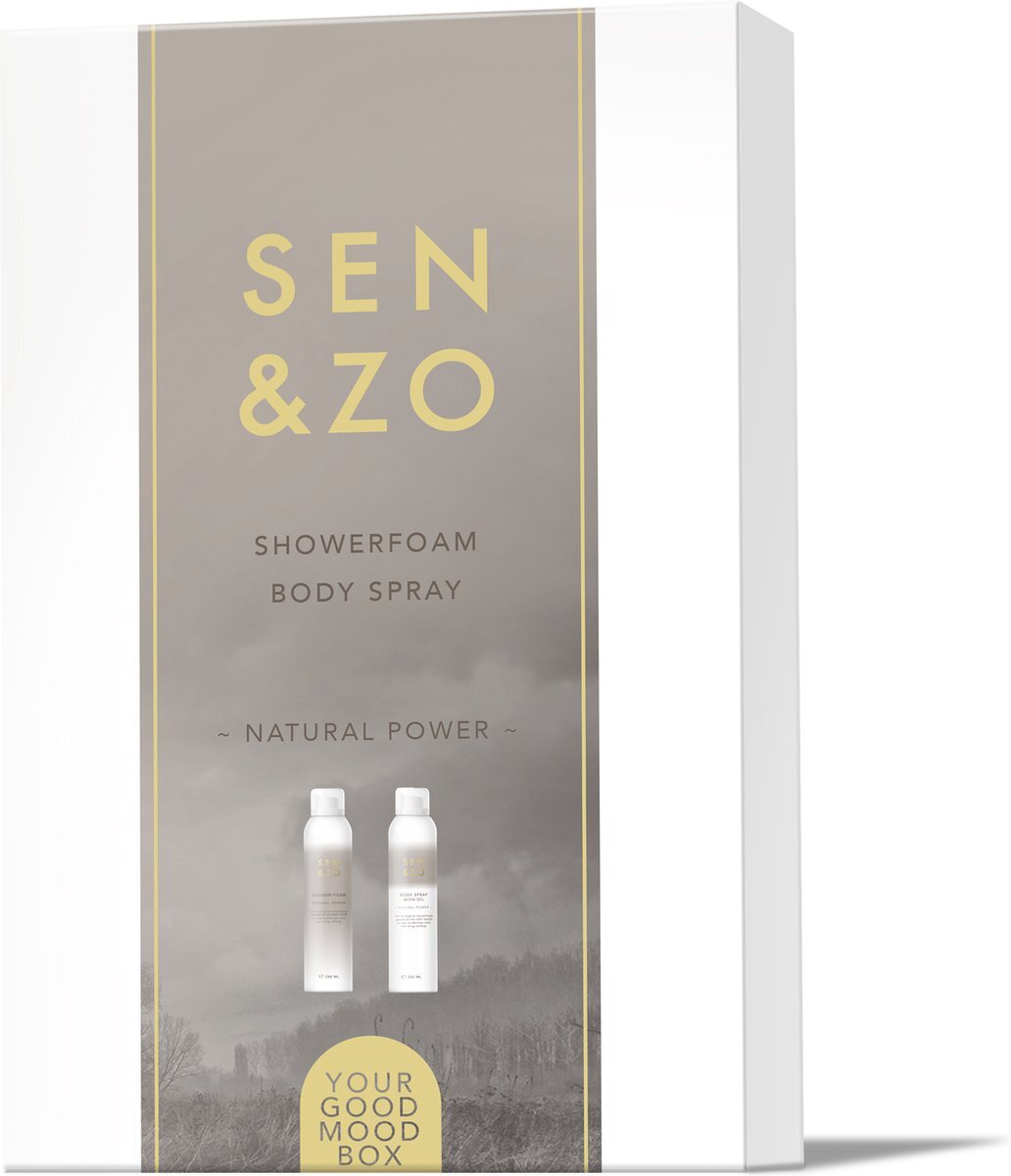 Sen&Zo Cadeaubox Bodyspray en Showerfoam Natural Power