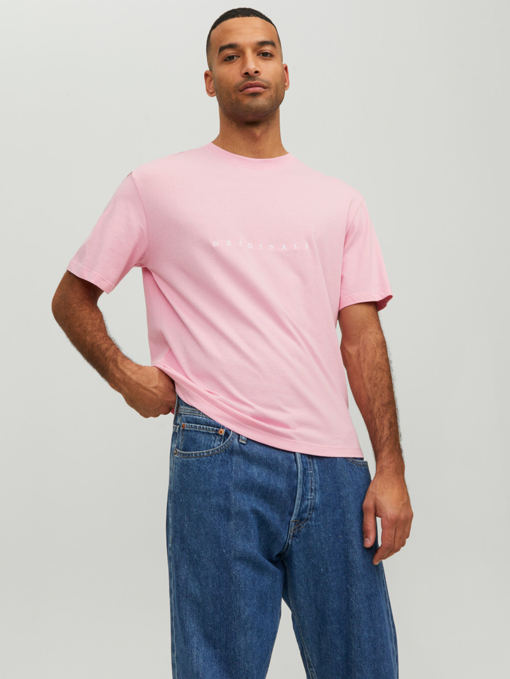 JACK&JONES T-Shirt Met Logo Prism Pink