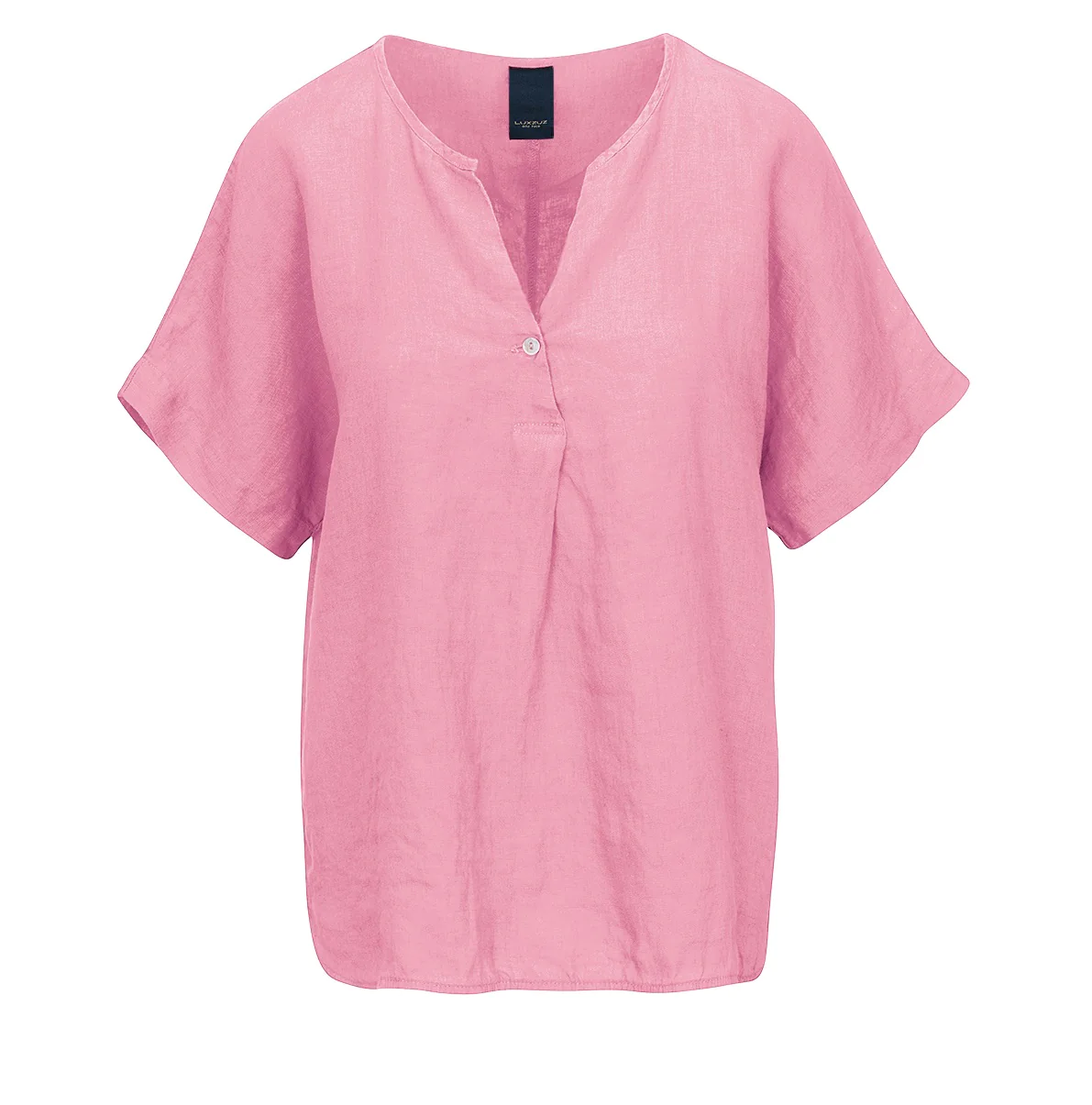 One Two Luxzuz Linnen Blouse Heilily Candy Pink