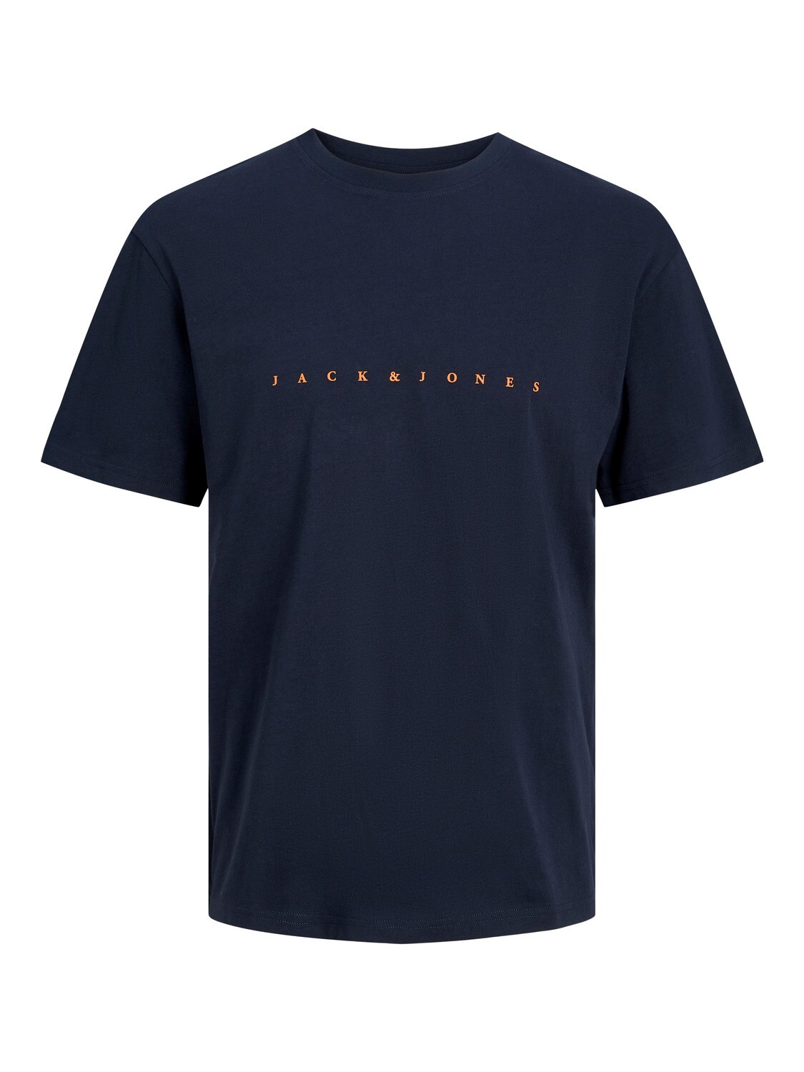 Jack&Jones T-Shirt Met Tekst Dark Navy