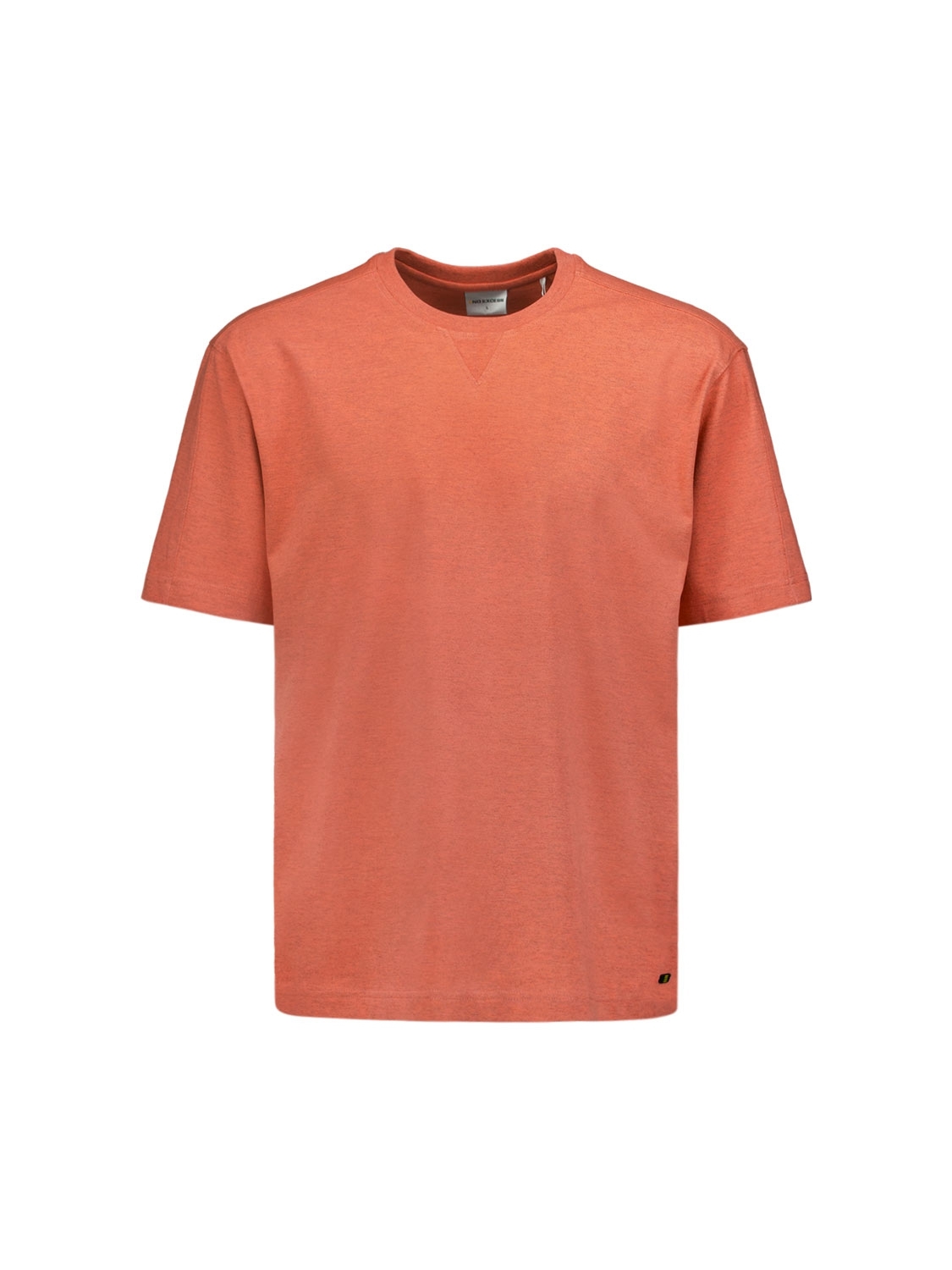 NO EXCESS Heren T-Shirt Oranje Gemeleerd