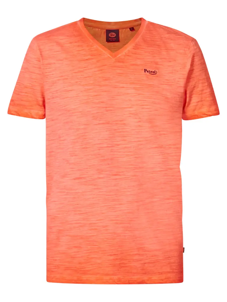 PETROL T-Shirt Logo Fiery Coral