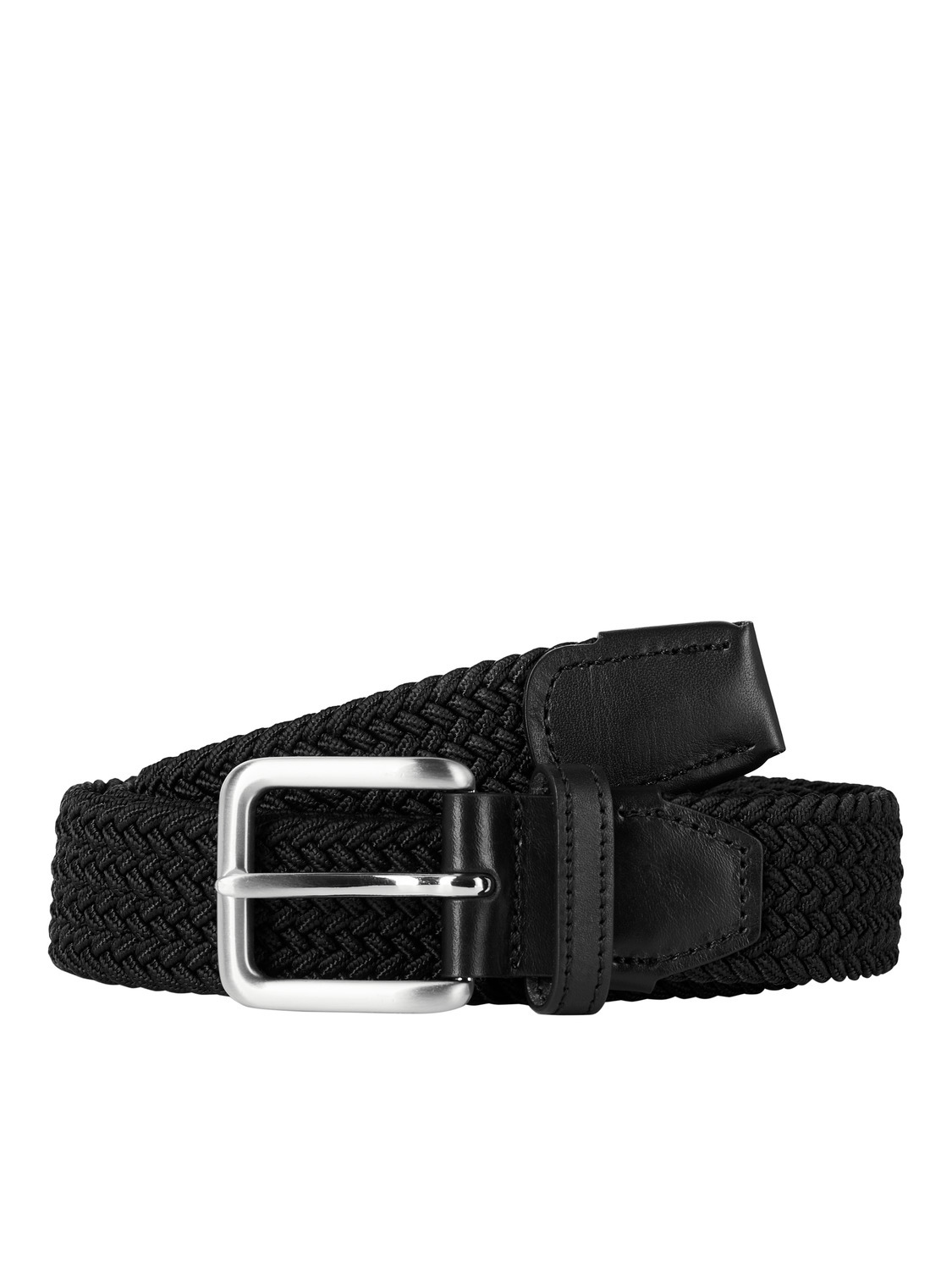 JACK&JONES Elastische Herenriem Zwart