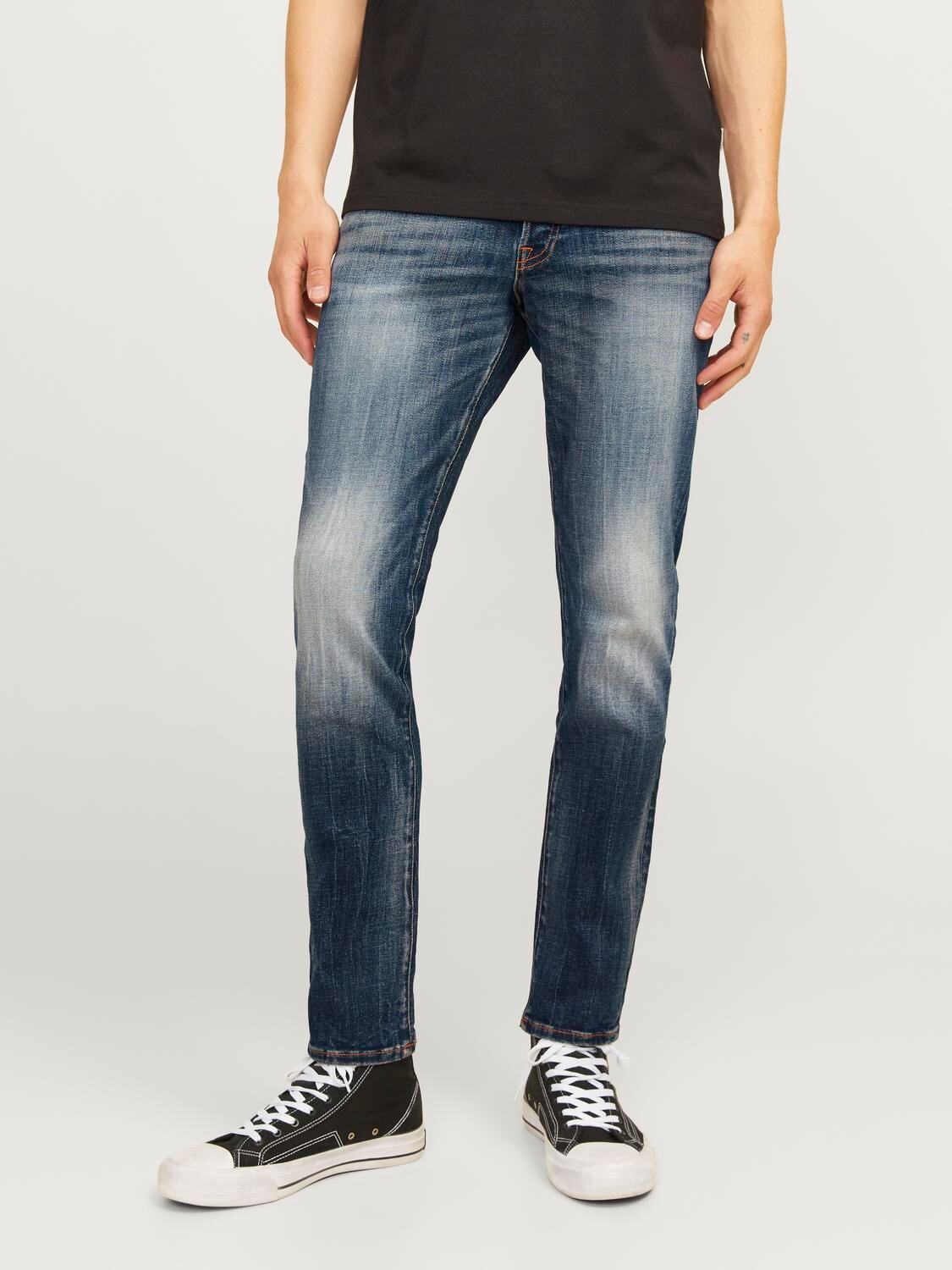 JACK&JONES Spijkerboek Glenn Luke Slim Blue Denim