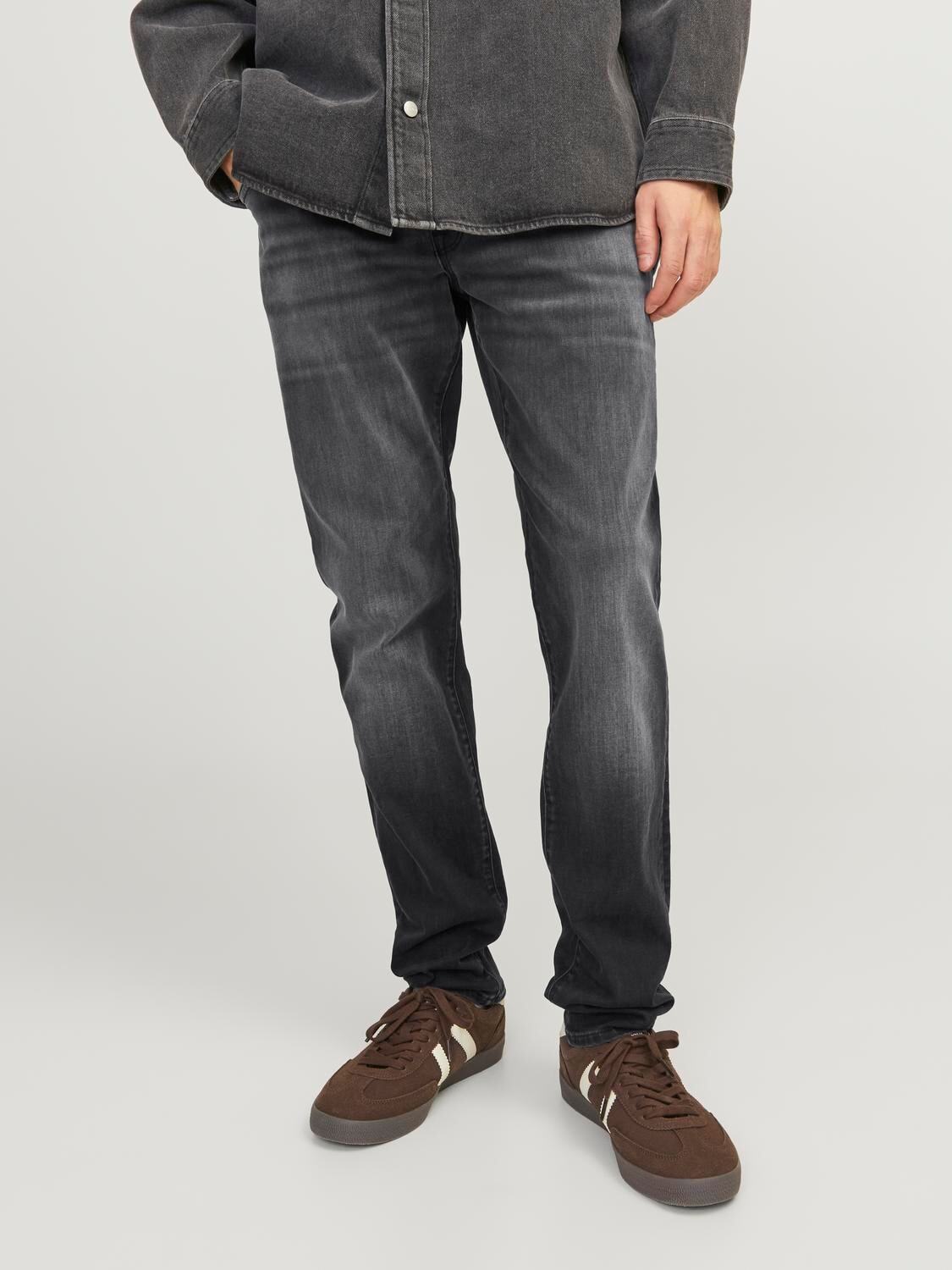 JACK&JONES Spijkerbroek Glenn Slim Fit Black Denim