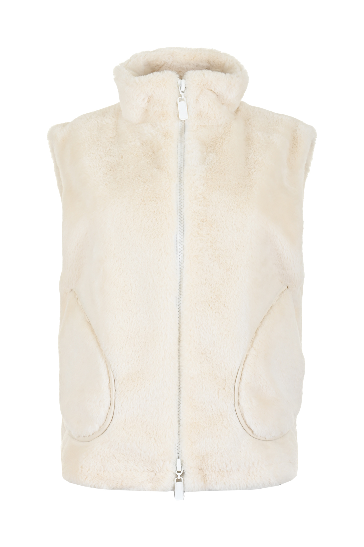 MAICAZZ Faux Fur Gilet Kiki Offwhite