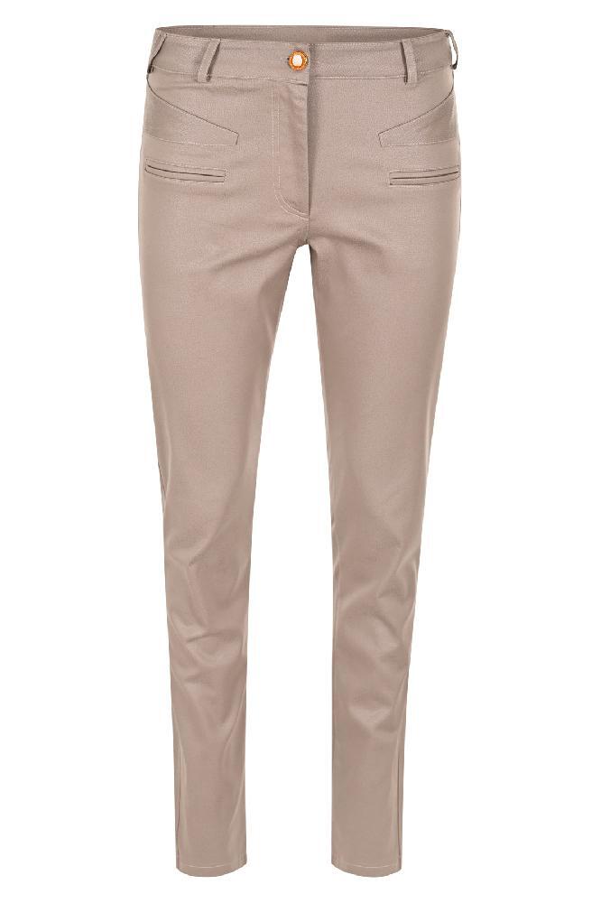 PURE BY ZIZO Broek Lizz Warm Sand Lengte 30