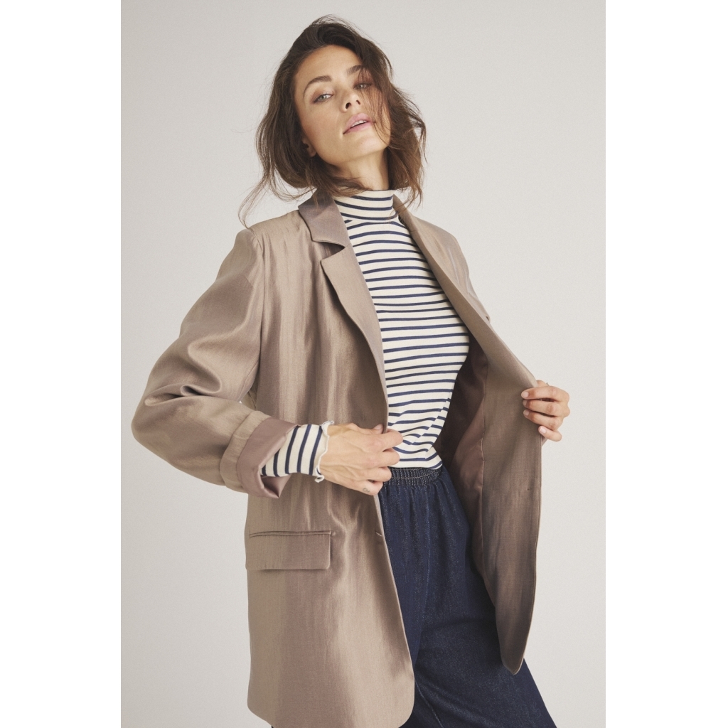 ONE TWO LUXZUZ Blazer Alexie Deer Brown