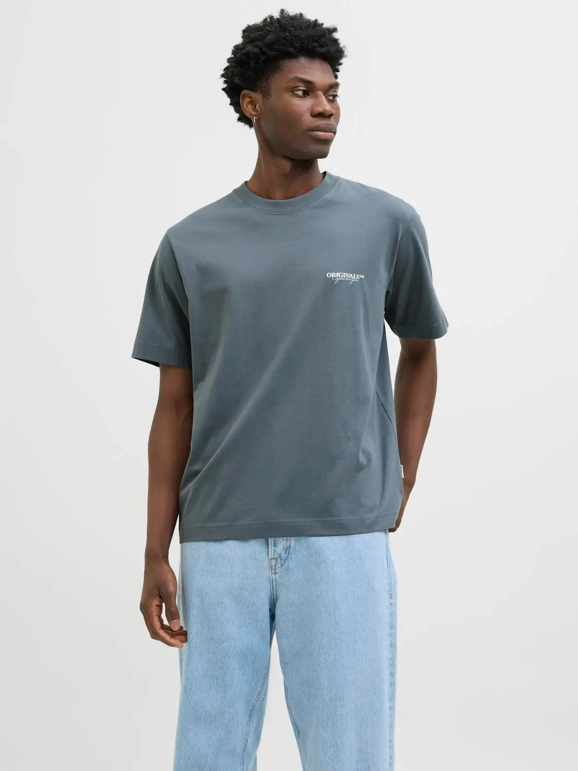 JACK & JONES T- Shirt Achterkant Bedrukt Stormy Weather - Afbeelding 3